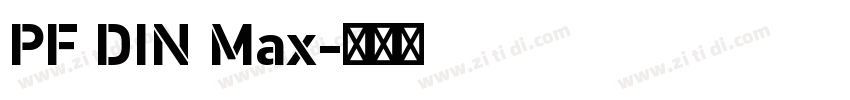 PF DIN Max字体转换